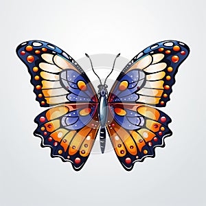 Joyous MetamorphosisÂ  Butterfly in the process of transforming